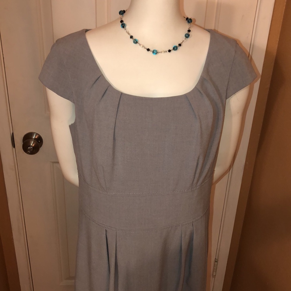 Gray Calvin Klein cap sleeve dress size 10
